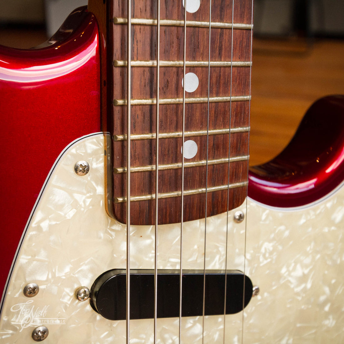 Fender Japan MG73/CO Mustang Competition Candy Apple Red 2008