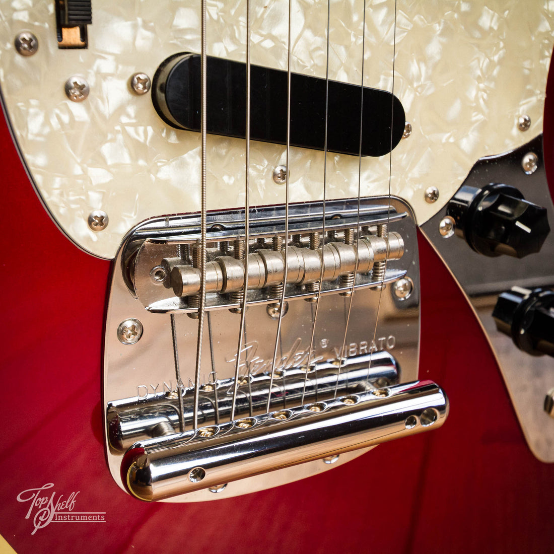 Fender Japan MG73/CO Mustang Competition Candy Apple Red 2008
