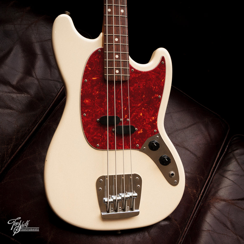 Fender Japan Mustang Bass MB98-70SD Vintage White 1998