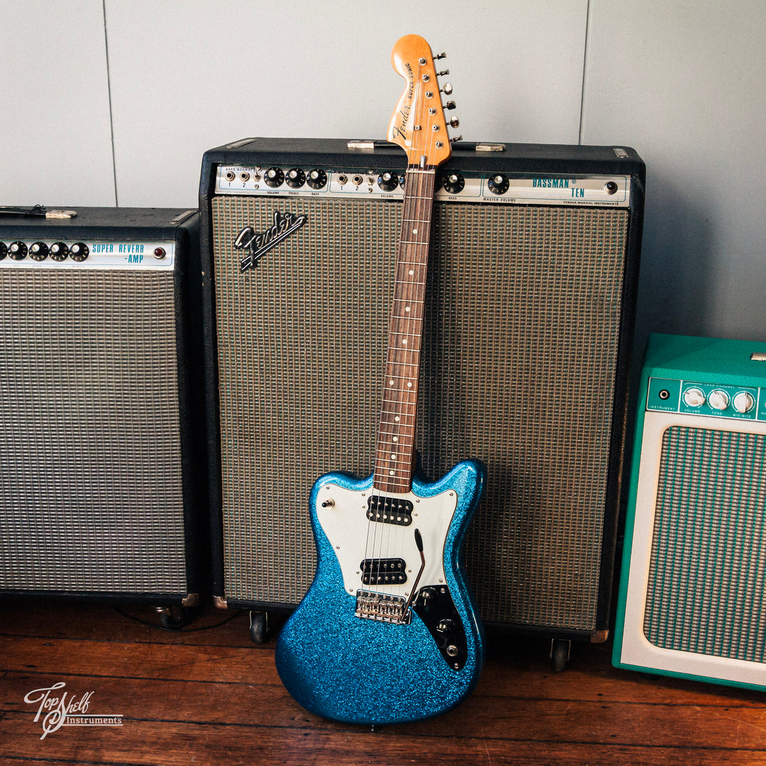 Fender Japan Supersonic Blue Sparkle 2021