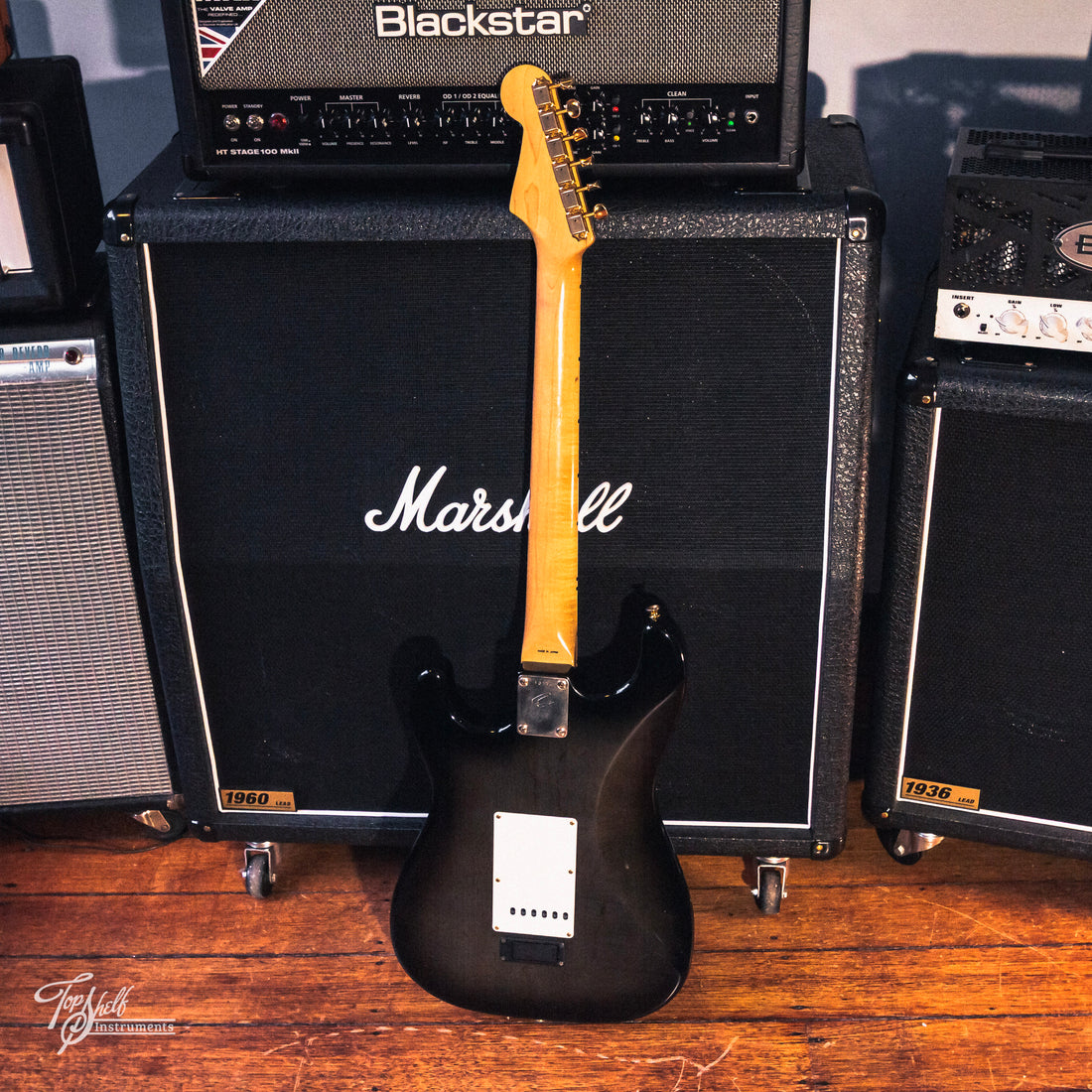 Fender Japan The Ventures Stratocaster ST-165VR Charcoal Burst 1996