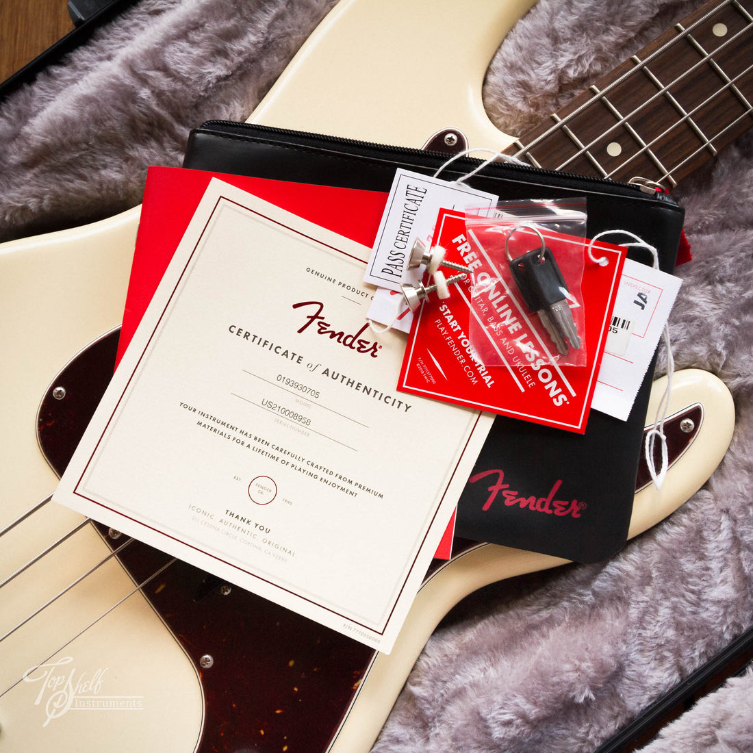 Fender American Professional II Precision Bass Olympic White 2021