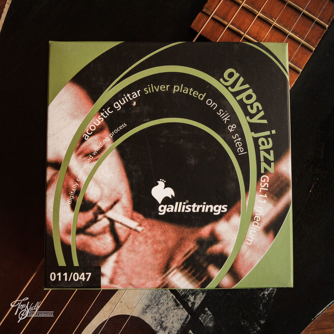 Galli Gypsy Jazz 11-47 Silver Plated on Silk & Steel Acoustic Guitar Strings