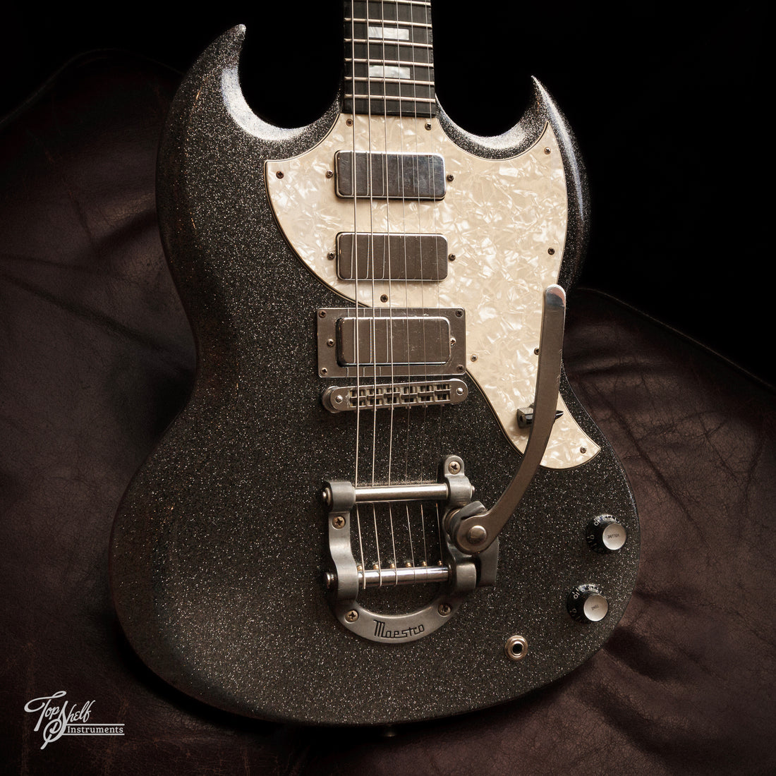 Gibson SG Deluxe Charcoal Glass Glitter 1999