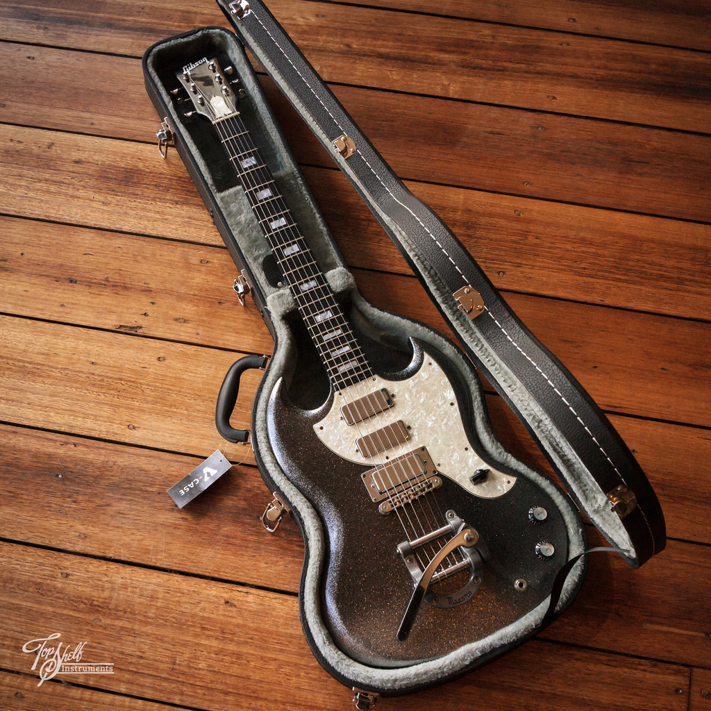 Gibson SG Deluxe Charcoal Glass Glitter 1999