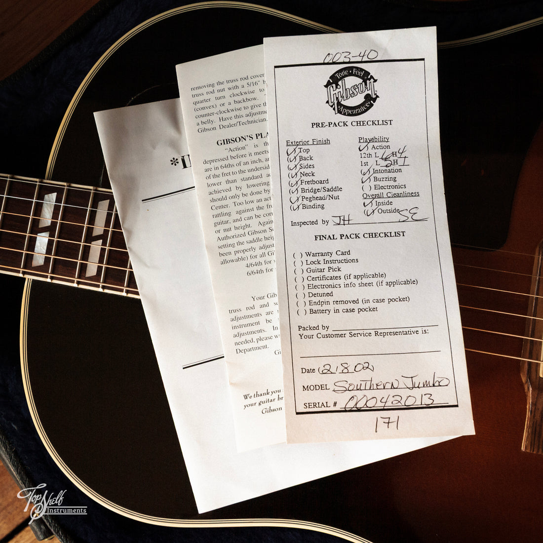 Gibson Southern Jumbo Vintage Sunburst 2002