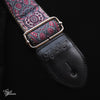 HipStrap Vintage Style Jacquard Embroidered Guitar Strap - Kashmir Midnight