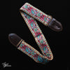 HipStrap Vintage Style Jacquard Embroidered Guitar Strap - Goa Vintage