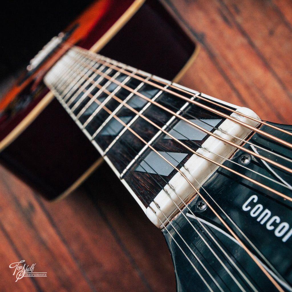 Ibanez 684/12 Concord 12-String Dreadnought Acoustic Cherry Sunburst 1976