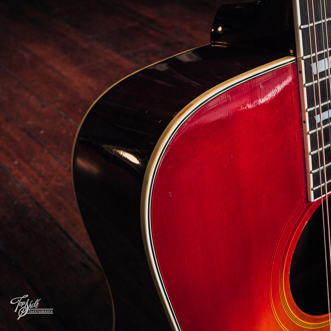 Ibanez 684/12 Concord 12-String Dreadnought Acoustic Cherry Sunburst 1976