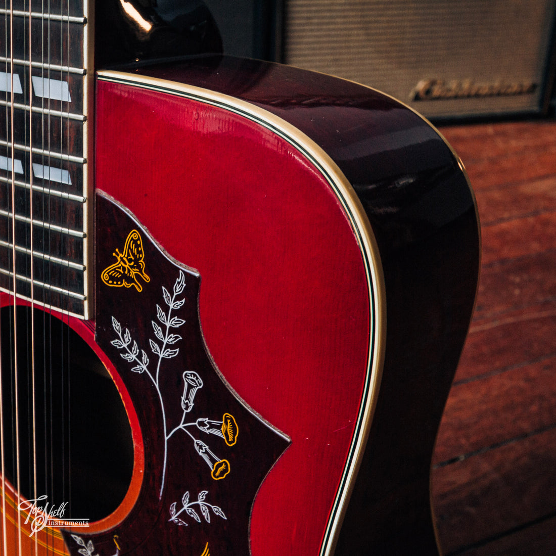 Ibanez 684/12 Concord 12-String Dreadnought Acoustic Cherry Sunburst 1976