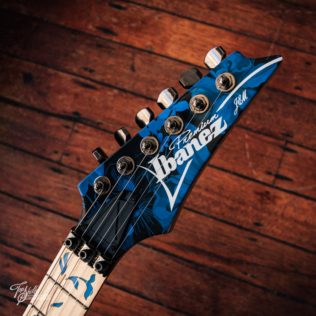 Ibanez Premium JEM77P Steve Vai Blue Floral Pattern 2024