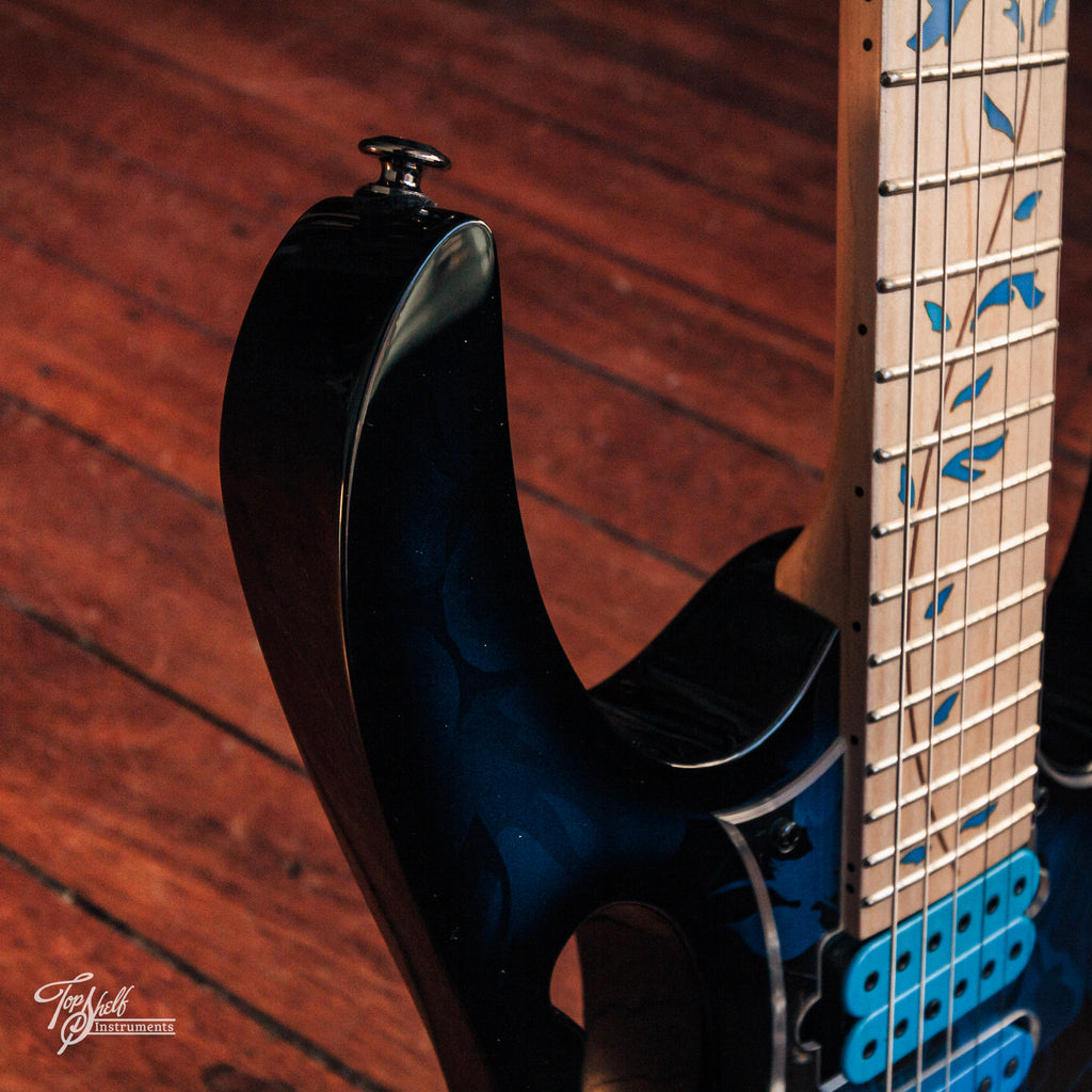 Ibanez Premium JEM77P Steve Vai Blue Floral Pattern 2024