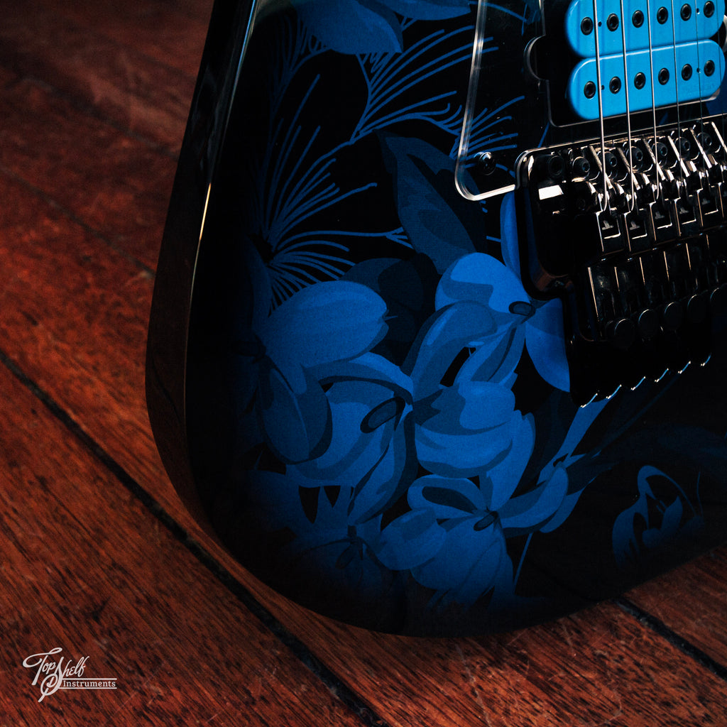 Ibanez Premium JEM77P Steve Vai Blue Floral Pattern 2024