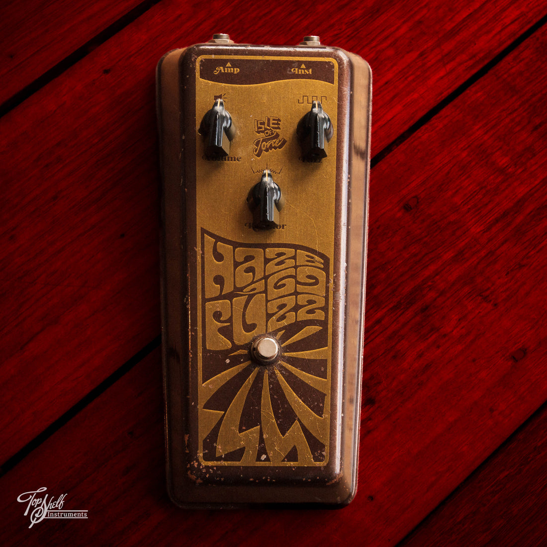 Isle of Tone Haze '69 Fuzz Pedal Brown/Gold 2021