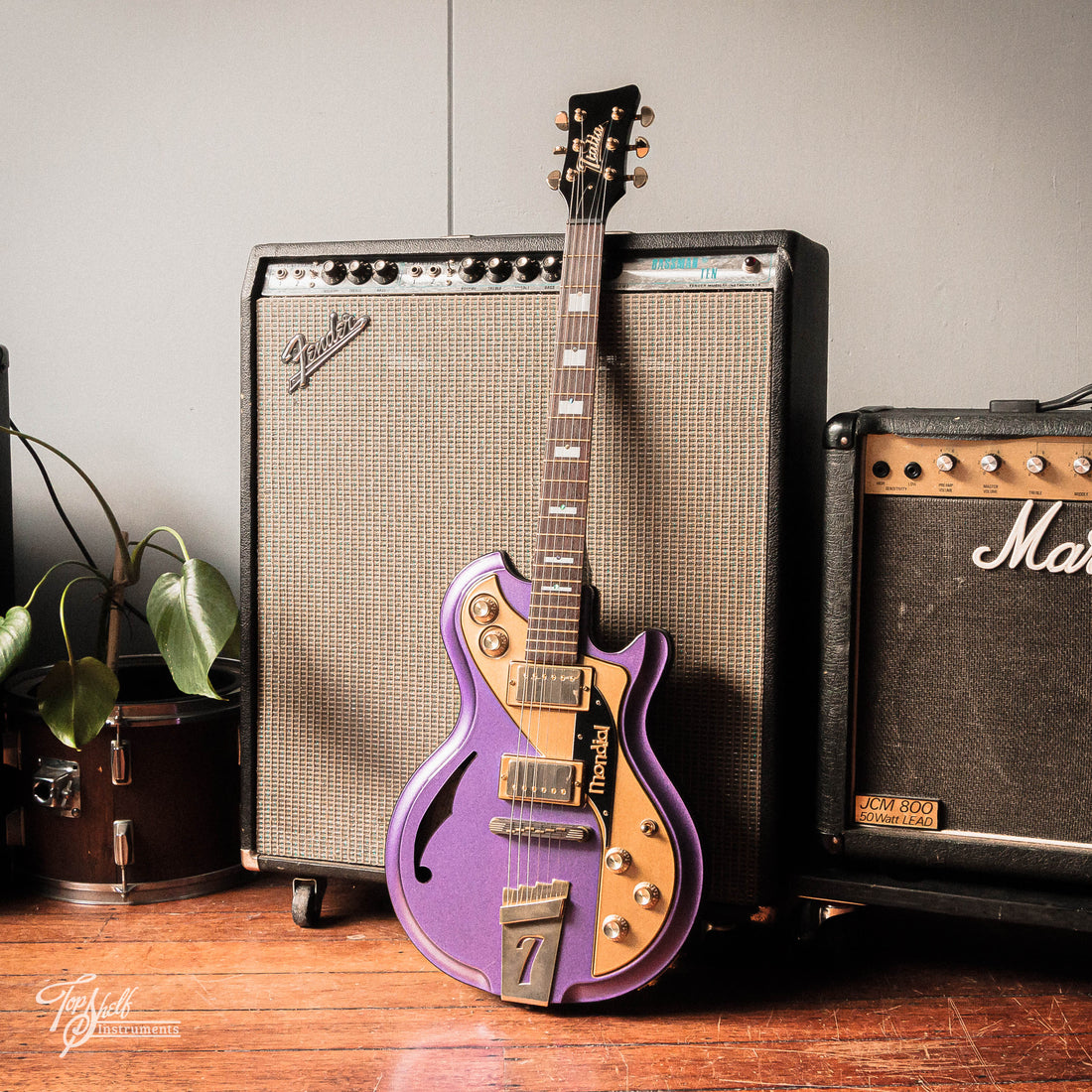 Italia Guitars 15th Anniversary Mondial Classic Purple Sparkle 2013