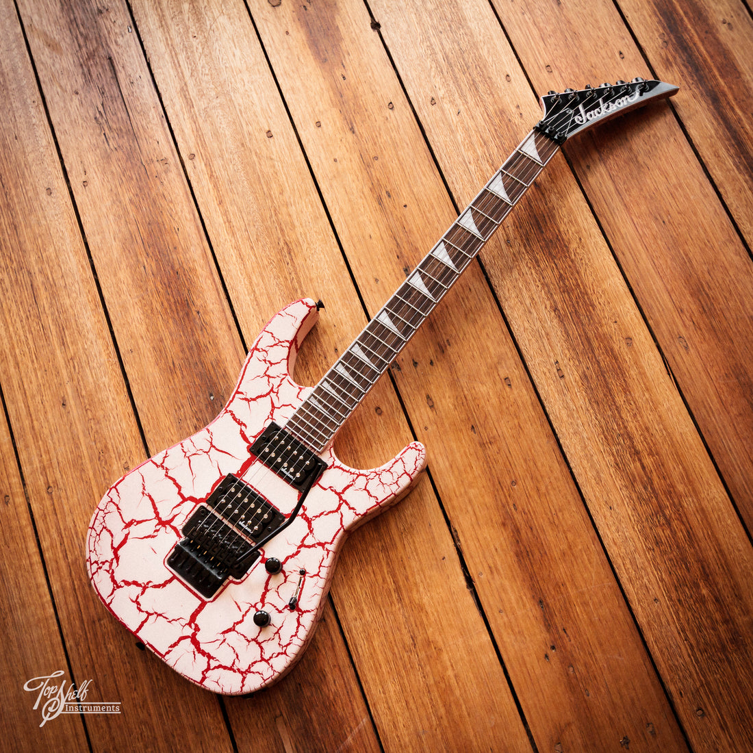 Jackson X Series Soloist SLX DX Bloodshot Crackle 2024