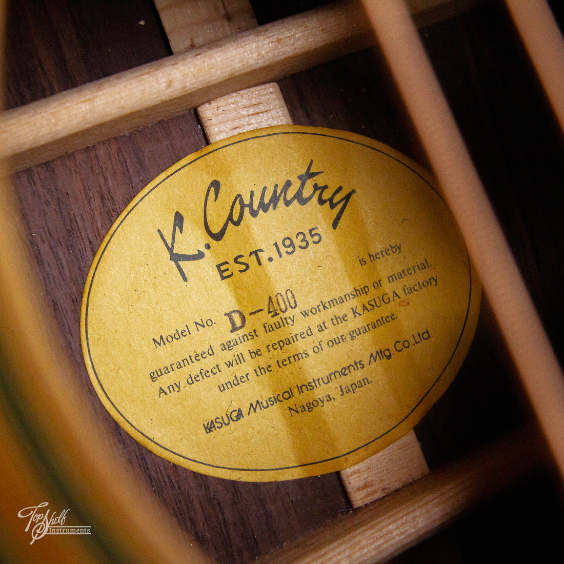 K.Country D-400 Dreadnought Acoustic 1977