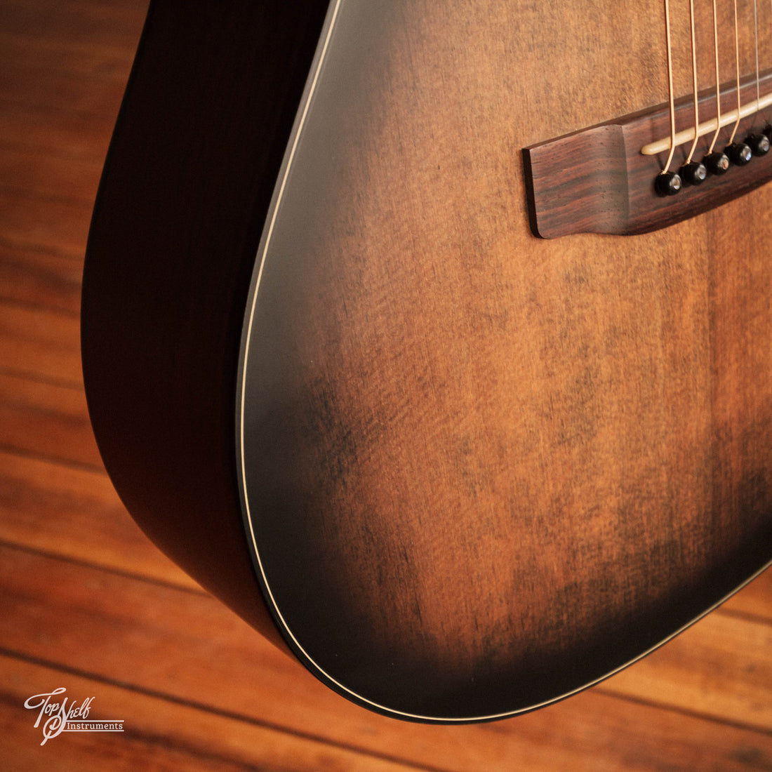 K.Yairi SRF-OV2 Parlour Acoustic Vintage Black Burst 2021