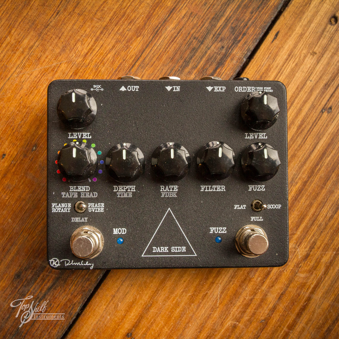 Keeley Darkside V2 Fuzz/Delay/Modulation Pedal