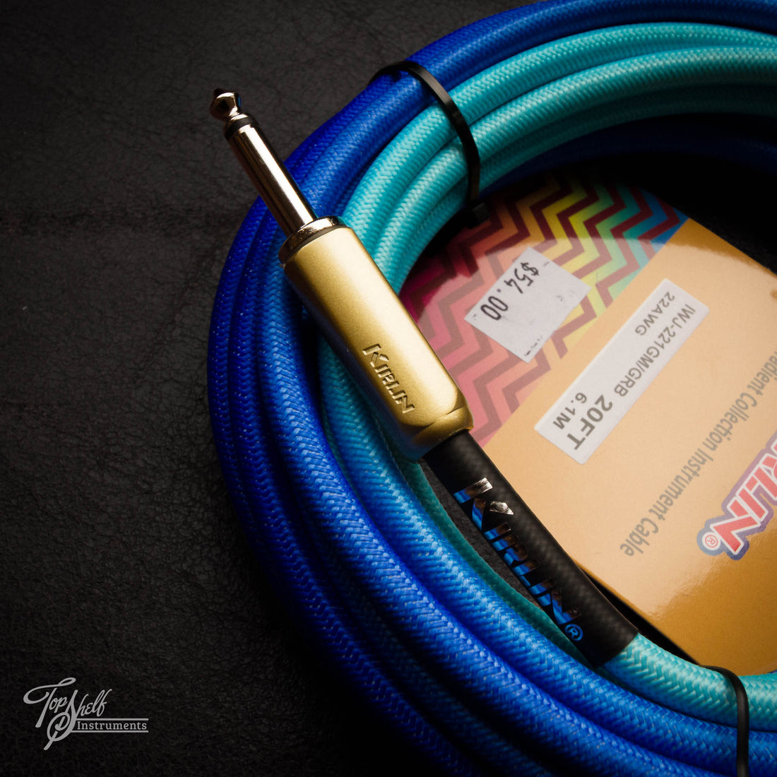 Kirlin 20FT Gradient Instrument Cable - Blue