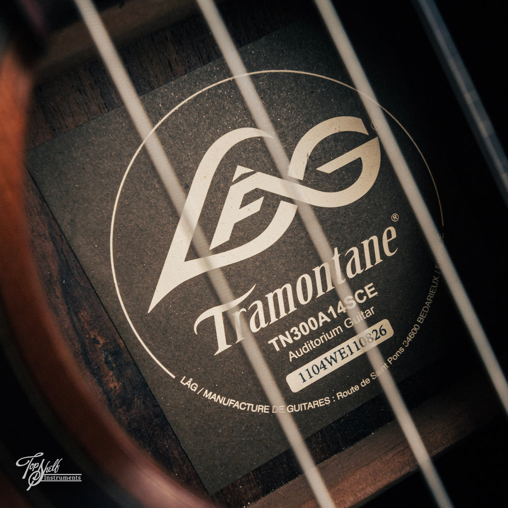 LAG Tramontane TL66D Left-Handed Dreadnought Acoustic Natural 2011