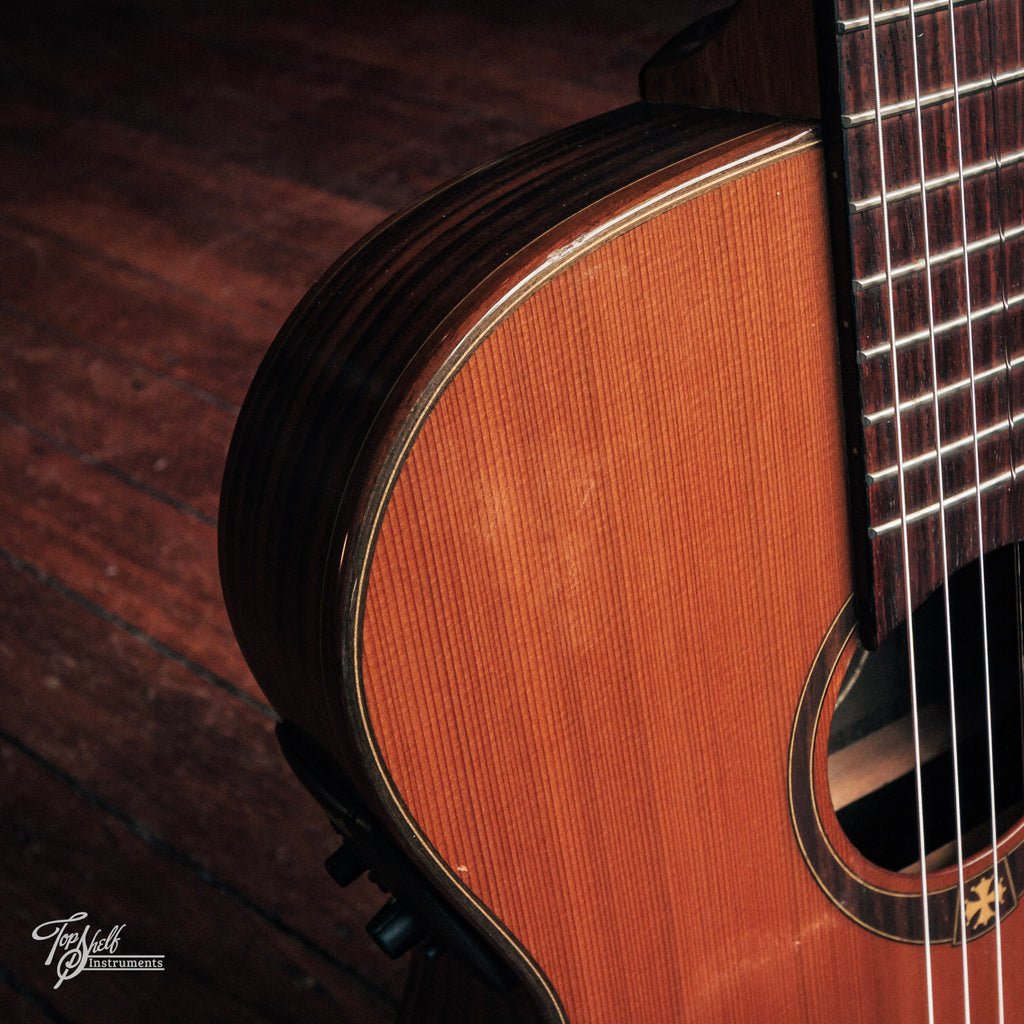LAG Tramontane TL66D Left-Handed Dreadnought Acoustic Natural 2011