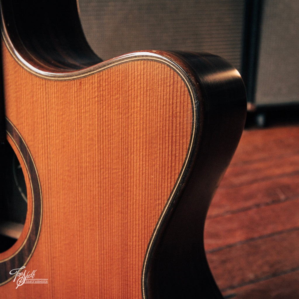 LAG Tramontane TL66D Left-Handed Dreadnought Acoustic Natural 2011