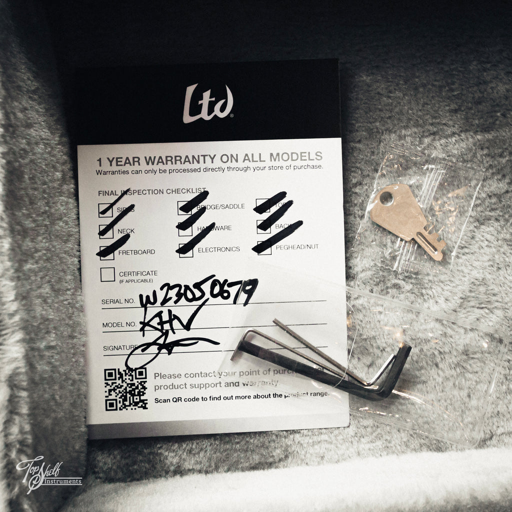 LTD Kirk Hammett KH-V Black Sparkle 2023