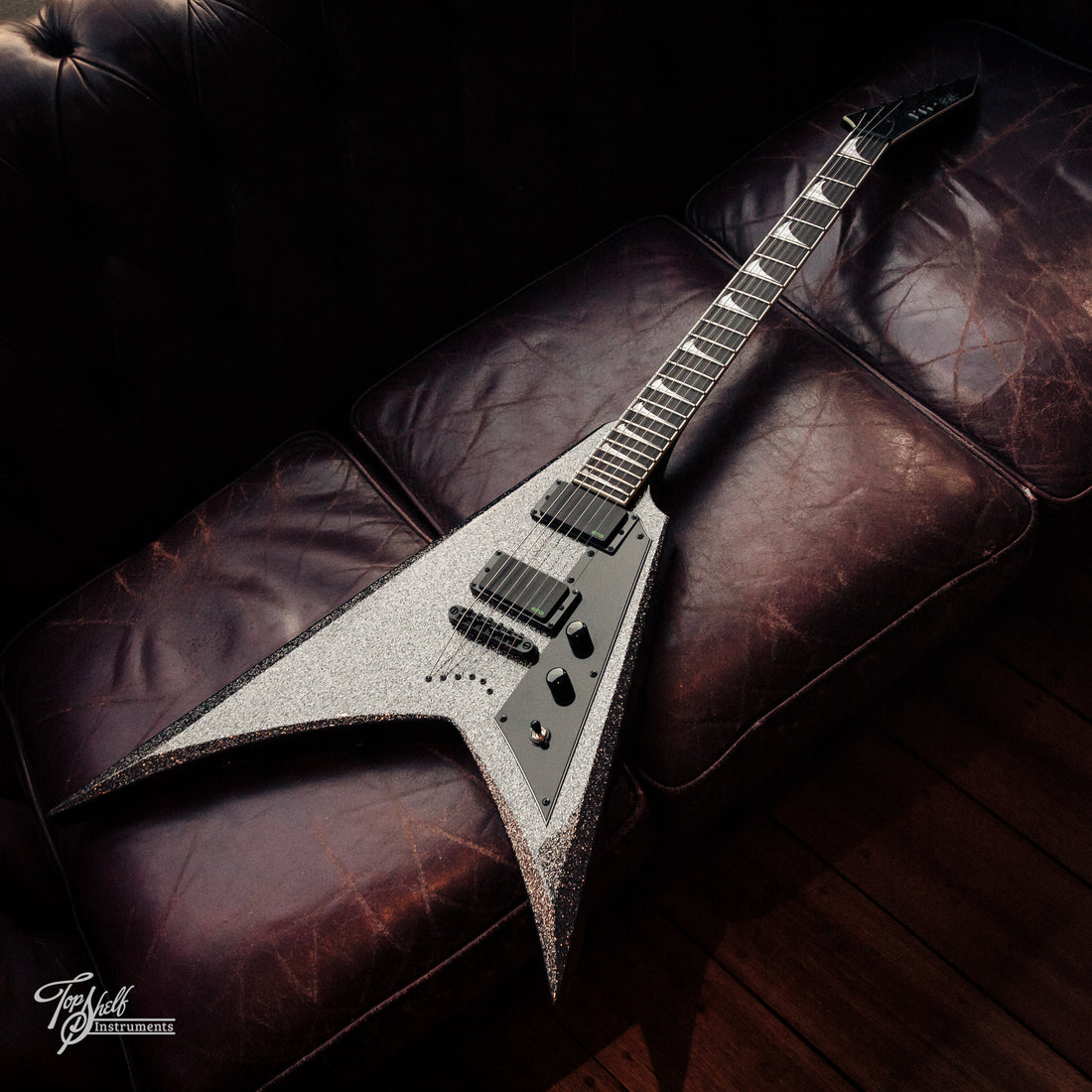 LTD Kirk Hammett KH-V Black Sparkle 2023