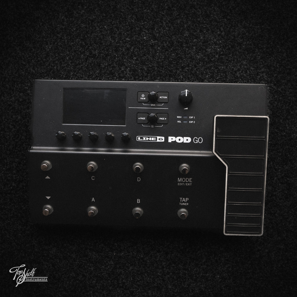 Line 6 POD Go Multi-FX Floor Processor Including Case