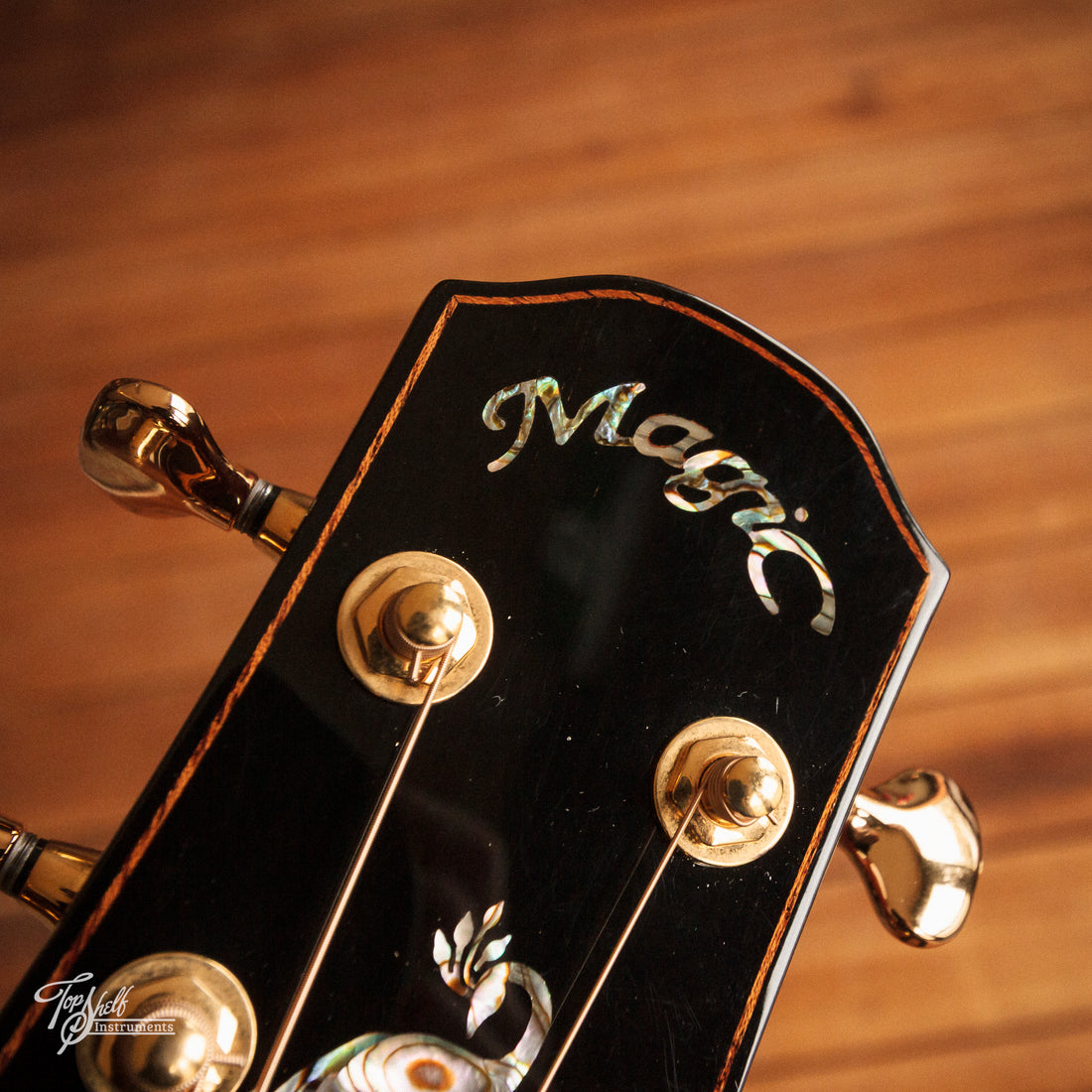 Magic Guitar 2A Peacock Print Grand Auditorium Acoustic Natural 2022