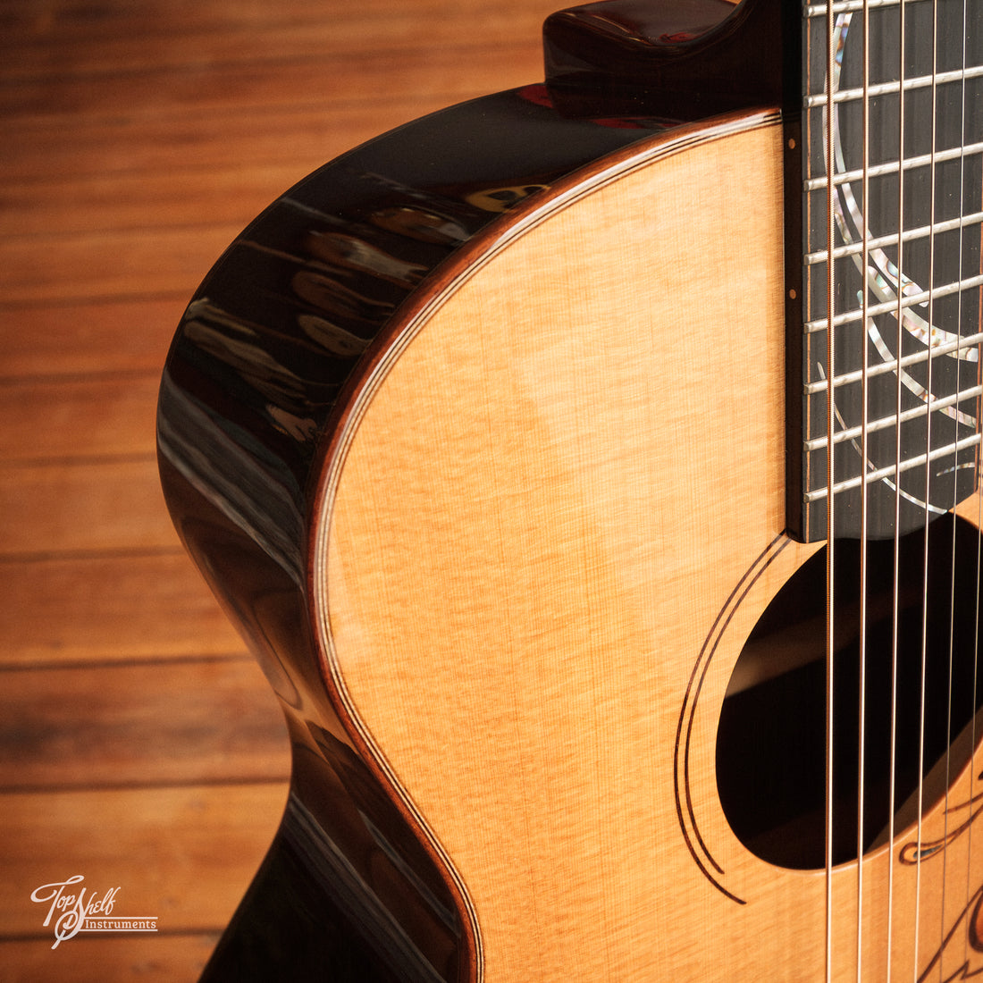 Magic Guitar 2A Peacock Print Grand Auditorium Acoustic Natural 2022