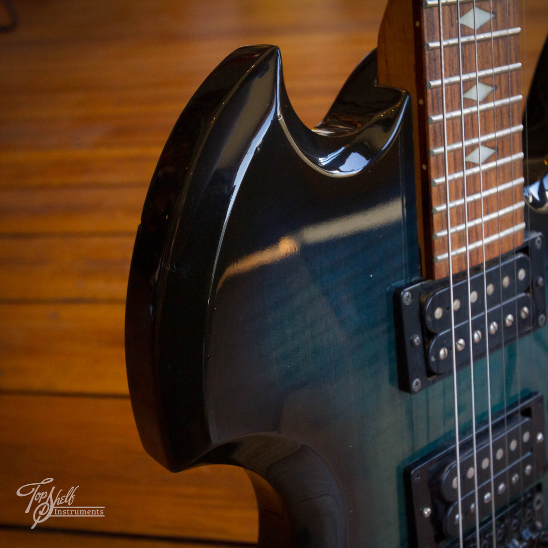 BC Rich Mockingbird-780JE Blue Burst 1998