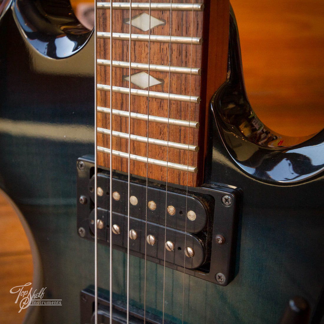 BC Rich Mockingbird-780JE Blue Burst 1998