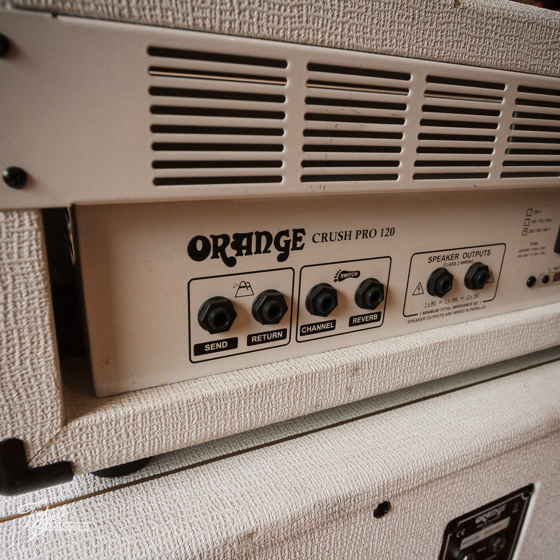 Orange Crush Pro 120 2x12" 120W Stack Limited Edition White 2019
