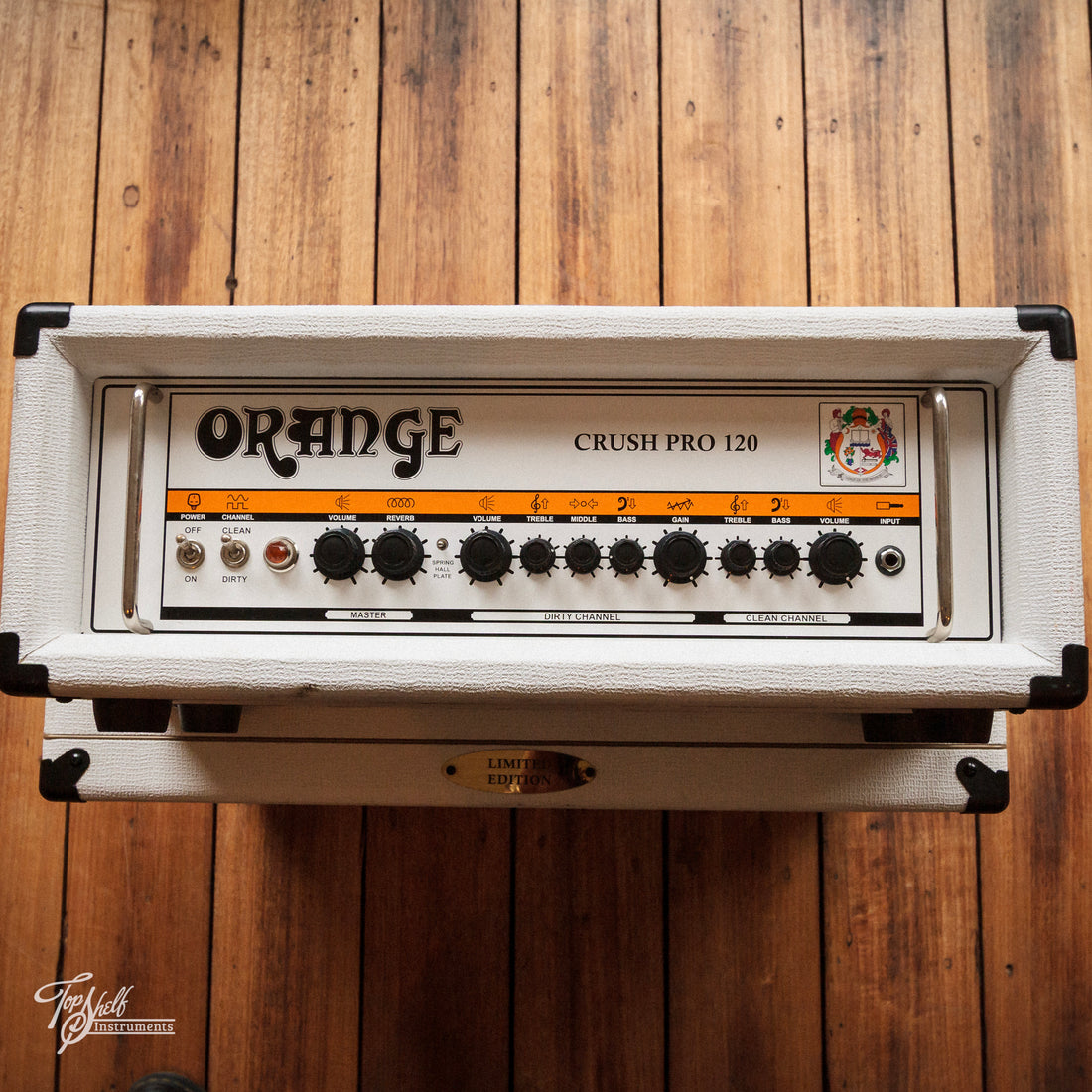 Orange Crush Pro 120 2x12" 120W Stack Limited Edition White 2019
