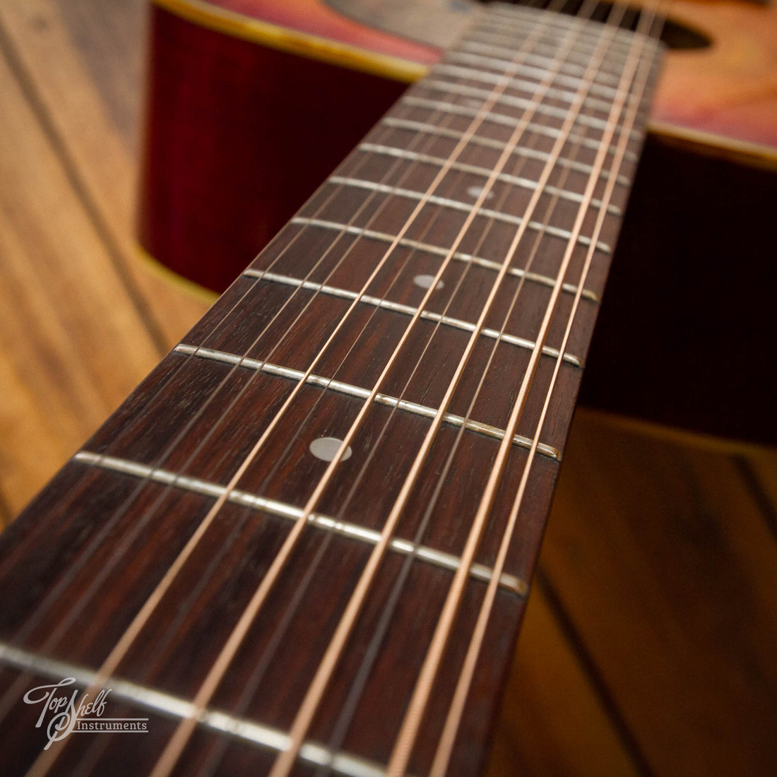 Yamaha FG412SB 12-String Dreadnought Acoustic Cherry Sunburst 1978
