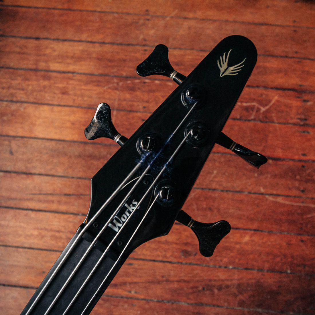 Tokai Works Bass Revolution TW-1500 Fretless Bass Transparent Red 1987