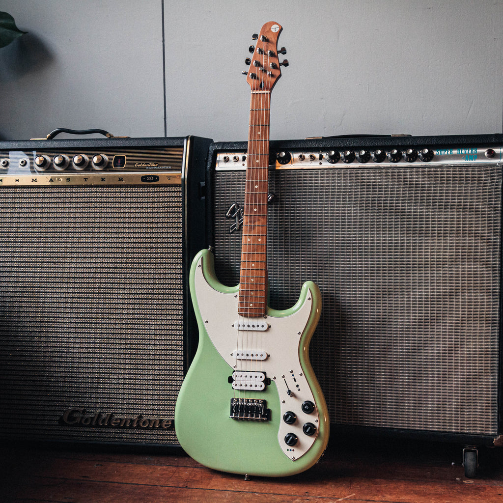 Tyma  E7 Smart Guitar Lime Green 2023