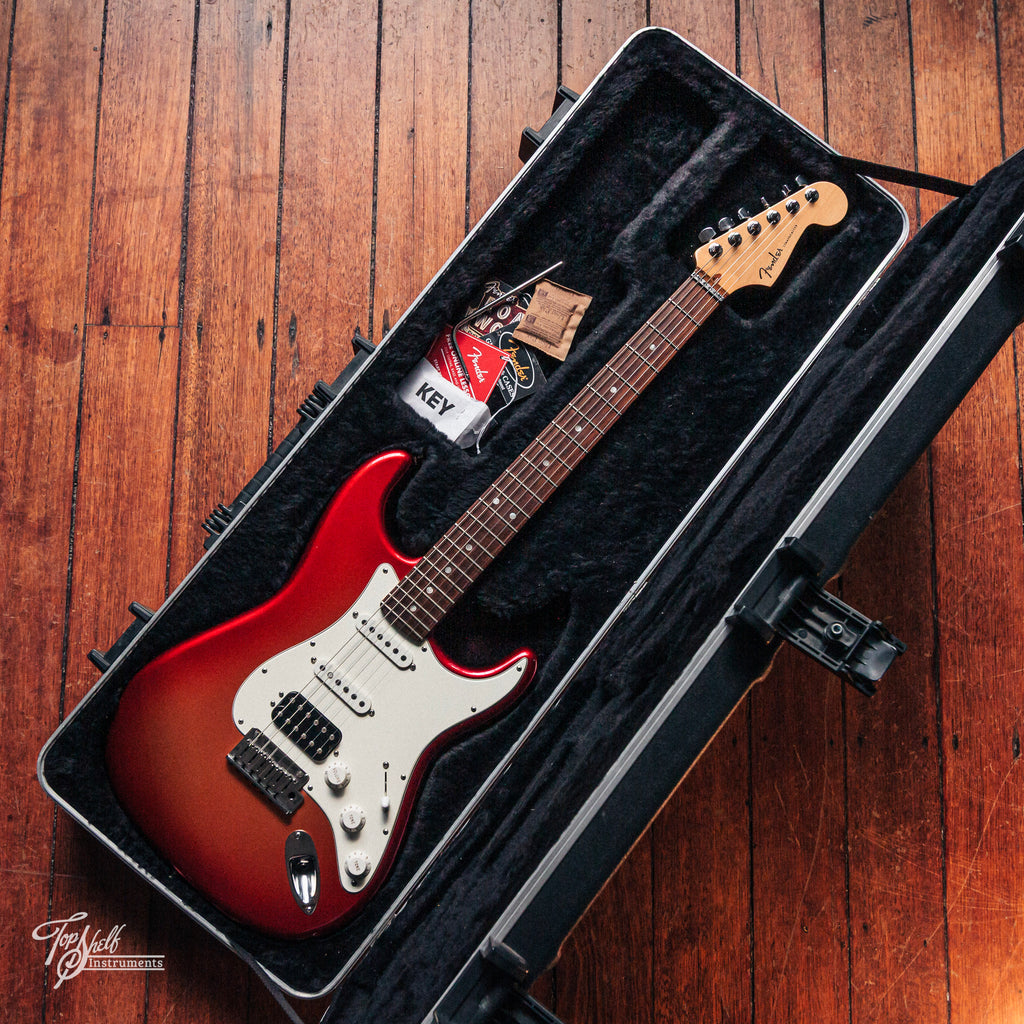 Fender American Deluxe Stratocaster HSS Sunset Metallic 2012