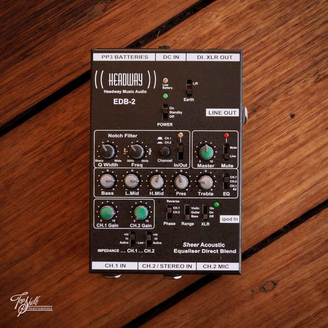 Headway EDB-2 Sheer Acoustic Preamp/DI