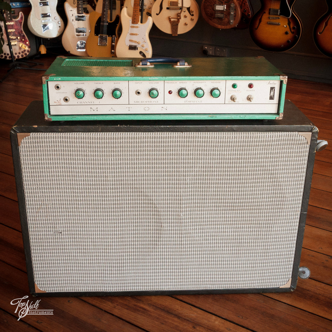 Maton Starline Amp Head Green 1968