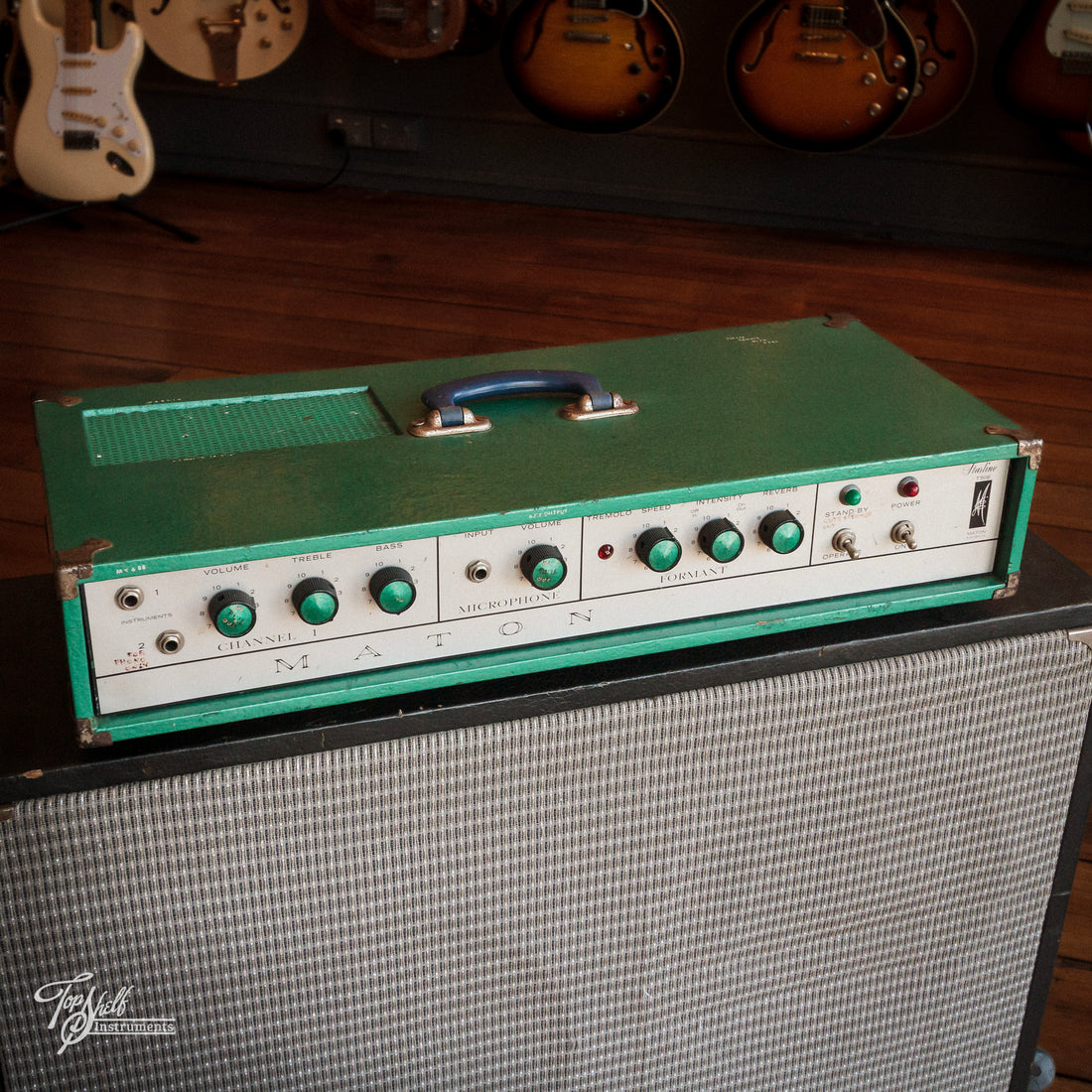Maton Starline Amp Head Green 1968