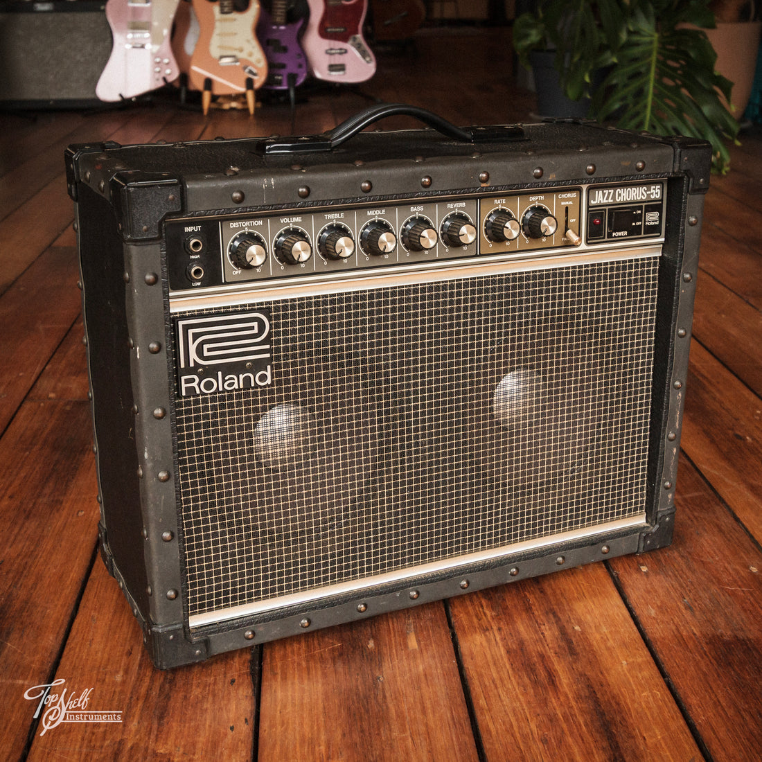 Roland JC-55 Jazz Chorus 2x8" Guitar Combo Amp 1986