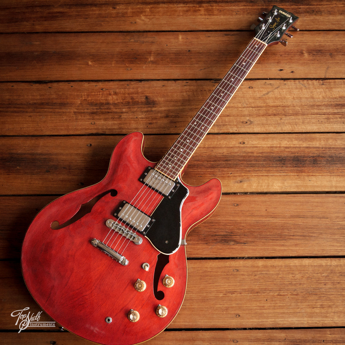 Yamaha SA700 Super Axe Persimmon Red 1978