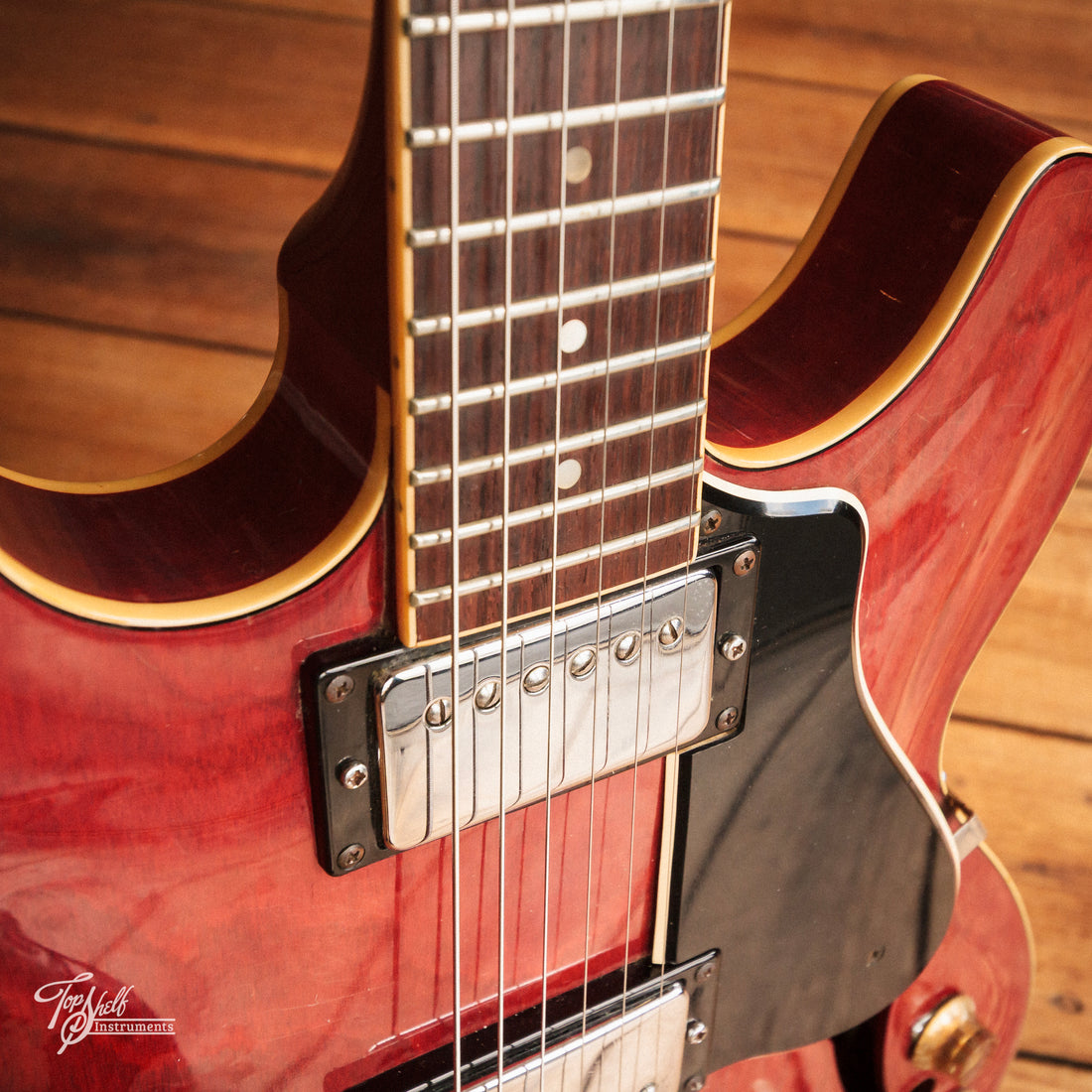 Yamaha SA700 Super Axe Persimmon Red 1978