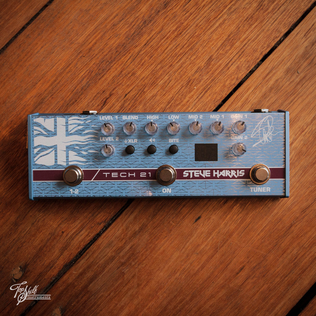 Tech 21 SH1 Steve Harris Signature SansAmp Bass Preamp Pedal