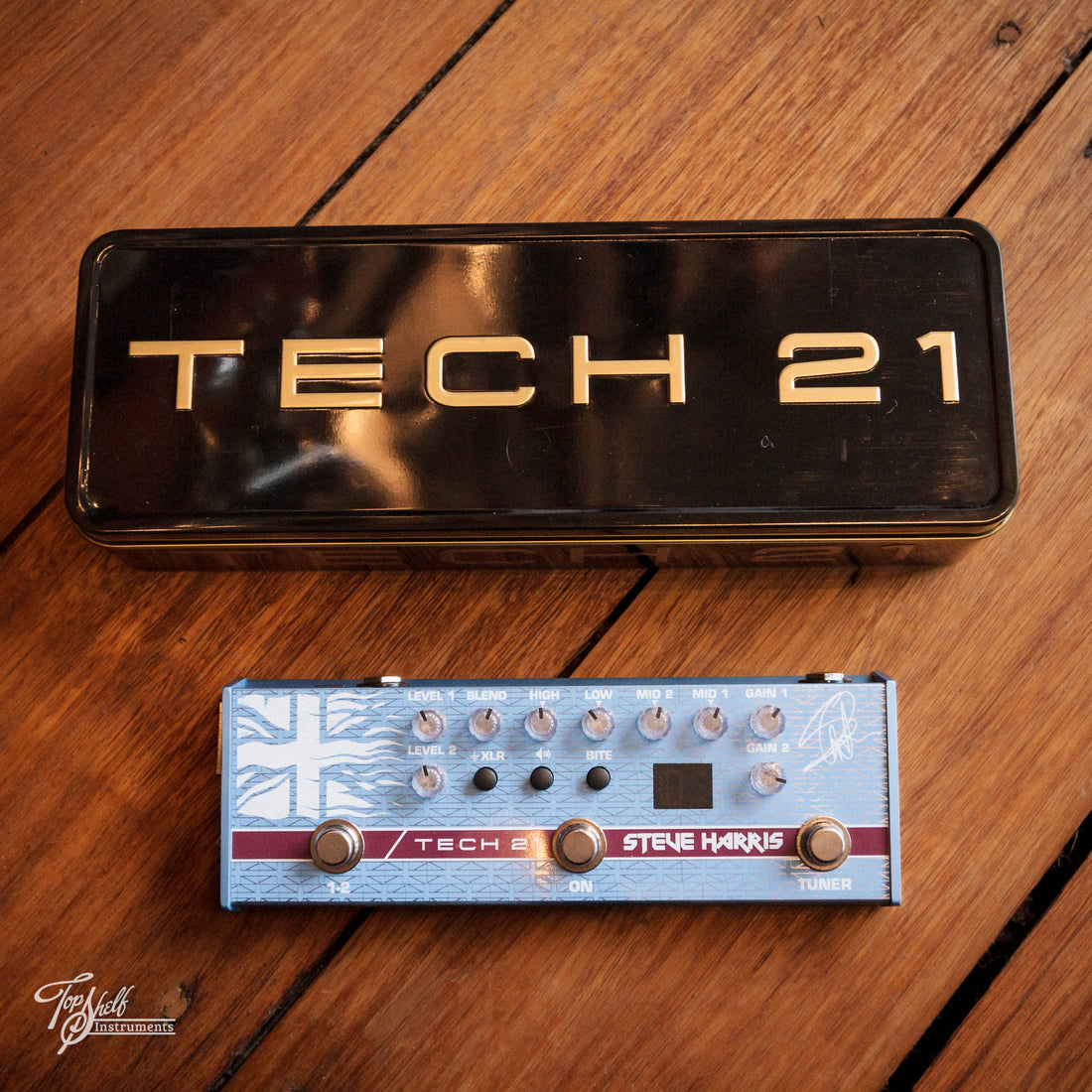 Tech 21 SH1 Steve Harris Signature SansAmp Bass Preamp Pedal