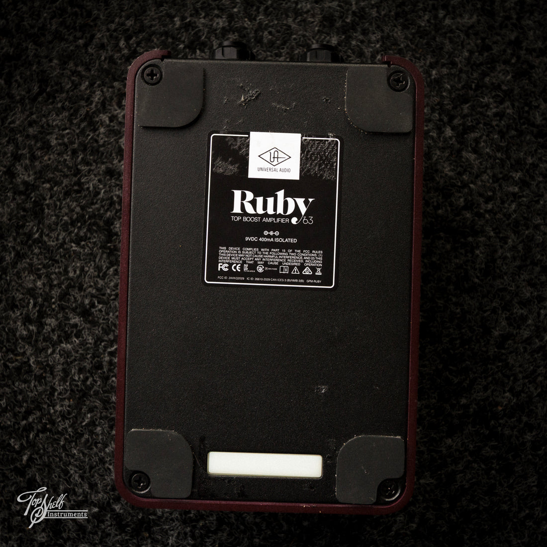 Universal Audio Ruby '63 Top Boost Amplifier Pedal